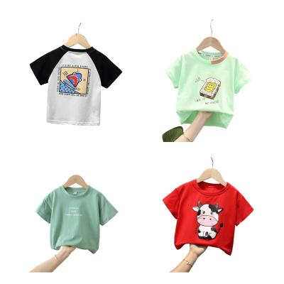 China Wholesale quality ex-factory price of summer new QUICK DRY children's jacket cartoon children's T-shirt for sale