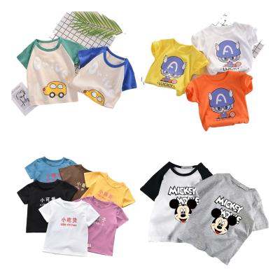 China 100% factory wholesale price of high quality fabric children's QUICK DRY fashion cotton T-shirt shirt for sale