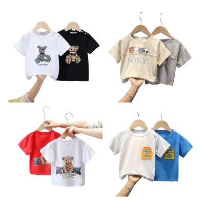 China QUICK DRY custom made shirt good quality competitive price short sleeve kid t-shirt for sale