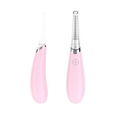 China PASSIONATE Mini Fast Heated Eyelash Curler Portable Electronic Makeup Eyelash Curlers for sale