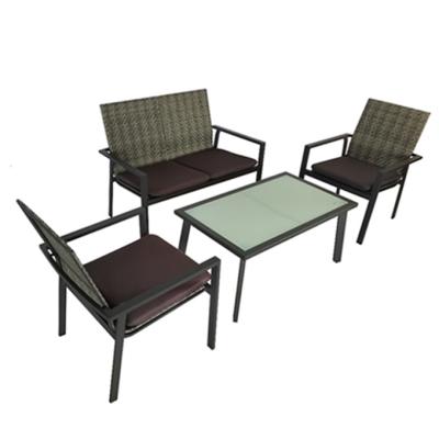 China Cheap Wicker and Rattan Furniture Conversation Set Table (Size) Professionally Made Adjustable for sale