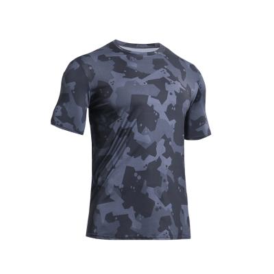 China Low Moq Men's Slim Fit T-shirt Fitness Gym T-shirt Team Athletic Male Sport Wear Breathable Gym Training Men's Shirts for sale