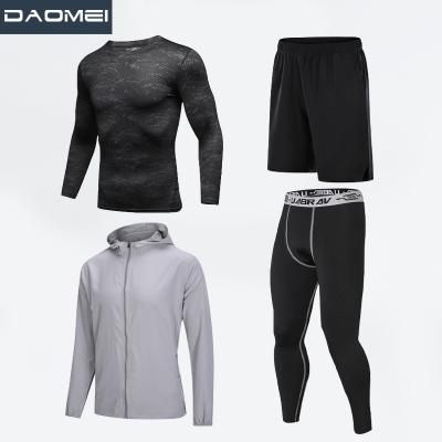 China Wholesale White Your Own Long Sleeve Leisure Shorts T-Shirt Men's Sporty Casual Wear Breathable Design for sale