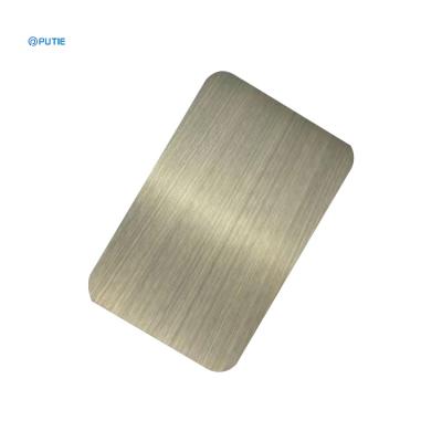 China Furniture Decoration Anti 304 Fingerprint Hairline Stainless Steel Sheet Manufacturer Decoration 304 Hairline Finish Stainless Steel Sheet for sale