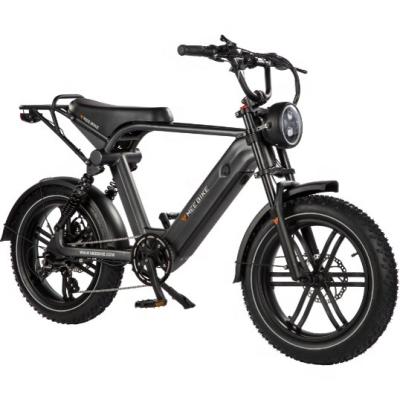 China Full suspension aluminum alloy 48v 750w ebike fat bike long range electric bicycle high speed fat tire electric bicycle for sale