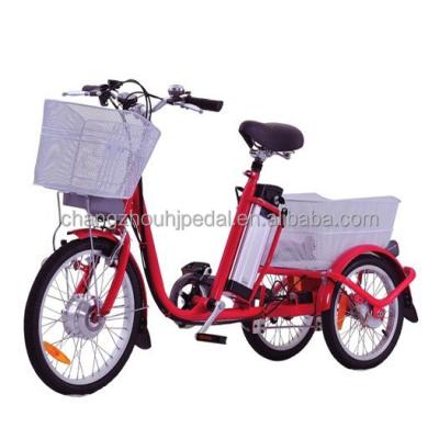 China 250W 3 Wheel Steel Electric Bicycle for sale