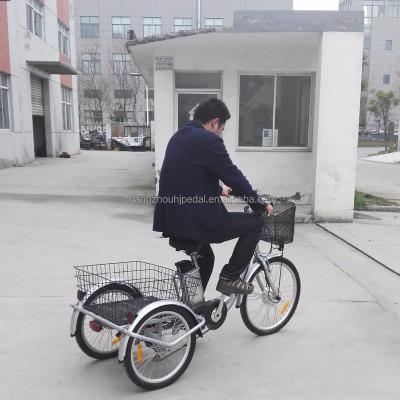 China steel adult electric tricycle for the elderly for sale