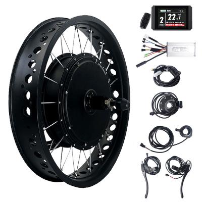 China Snow Tire Ebike Kit 36V/48V 500W Cassette Hub Motor Kit 20inch 26inch Brushless Fat Tire 20