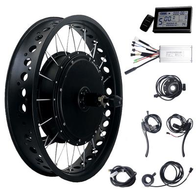 China Factory Price 36V/48V 500W Front Wheel Snow Fat Tire 20inch 26inch Hub Motor Kit For Ebike Conversion Kit Matched With 4.0 Tire 20