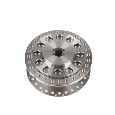 China CNC Machined Metal Pulley Industrial Automation Parts Milling Wire EDM Broaching Type for sale