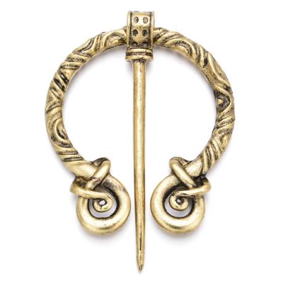 China World Coat Pin Scarf Shawl Buckle Clasp Pin Penannular Brooch for Costume Clothing, Shoes and Jewelry Accessories Vintage Viking Brooch for sale