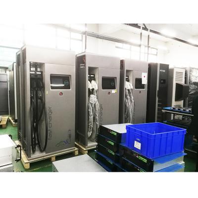 China SCU DC Charging Electric Vehicle Fast Charger 60kw 120kw 150kw DC EV Charger OCPP EVMS Series CCS2+CCS2 for sale