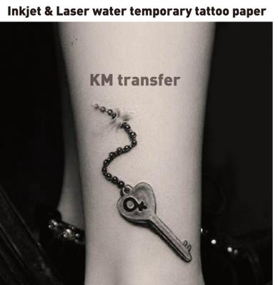 China Inkjet and Laser Creative Temporary Skin Use Home Arts Water Slide Tattoo Temporary Transfer Paper for sale