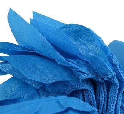 Cina Coperture di plastica blu delle soprascarpe dell'ospedale eliminabili in vendita