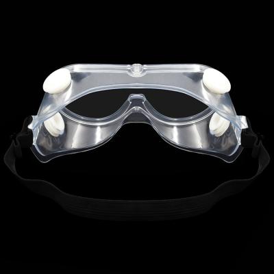 China Anti Shock Polyester Strap Lab Safety Glasses for sale