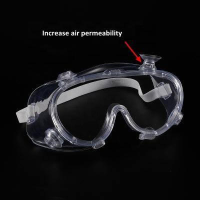 China Indirect Ventilation Woodworking Disposable Safety Glasses for sale