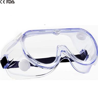 China Transparent 18X9X8 Cm Anti Fog Safety Glasses for sale