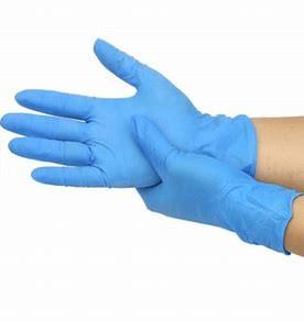 China 7 Mil Disposable Chemical Gloves Nitrile pulverisieren freies für Prüfung zu verkaufen