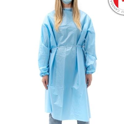 China Vestidos pacientes blancos disponibles al por mayor del aislamiento del Ppe para el hospital en venta