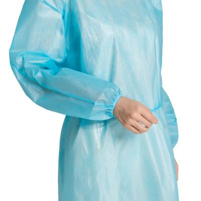 China El aislamiento disponible estéril blanco resistente de agua de la prenda impermeable viste el universal del Ppe en venta