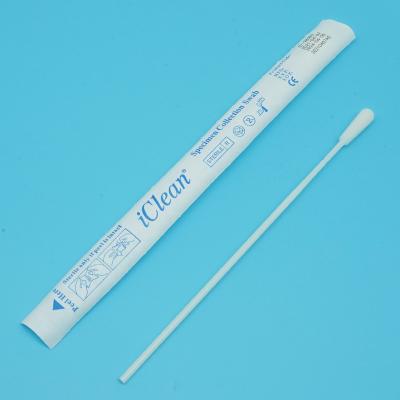 China Nasopharyngeal Sterile Flocked Surface Sampling Swab Nylon Flocking Stick Nasal Swab Te koop