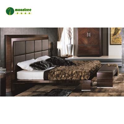 China Top Quality Custom PANEL Moontree MBD-1101 Hotel Leather Bed for sale