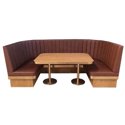 China Moontree MSF-1160 Modern Fast Food Restaurant Furniture Booth Seating Sofa for sale