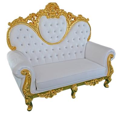 China Wing China Manufacturer King Pedicure Chesterfield Modern Queen High Back Gold Wedding Throne Chair Cheap for sale