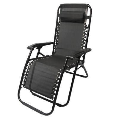 China Modern Easy Comfortable Net Fabric Folding Furniture Canvas Lounger for sale