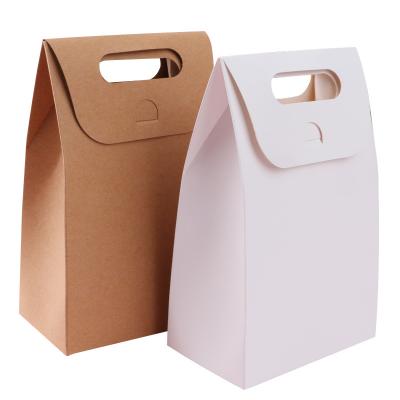 China Recyclable Customized Cookies Cake Kraft Paper Bags Wedding Candy Cookie Packaging Bag for sale