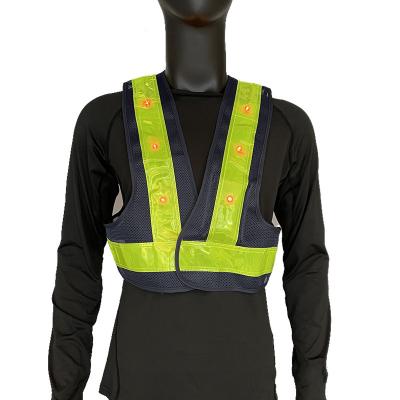 China High Visibility Children LED Safety Vest / High Visibility Led Safety Vest / Led Reflective Vest for sale