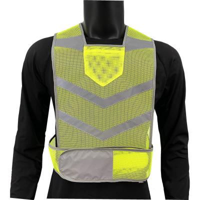 China Polyester Running Vests/Reflective Safety Cycling Vest/Reflective Running Vest for sale