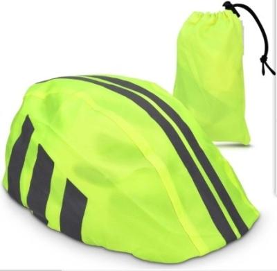 China Reflective Water Proof Bicycle Helmet Cover/Oxford Rain Waterproof Cover/Reflective Safety Helmet Cover for sale