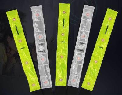 China High Visible Reflective ARMBANDS With Flashing LED Night Lights For Night Running for sale