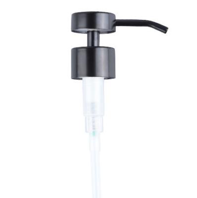 China Non Spill Hot Selling Hand Wash Stainless Steel Cosmetic Pump Head For 28mm Manual Spray Lotion Bottle for sale