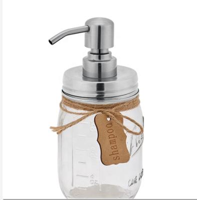 China Modern Viable Mason Jar Hand Soap Dispenser Lids Bathroom for sale