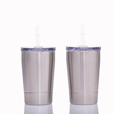 China 12oz Child Viable Tumbler Baby Sippy Cup Stainless Steel Tumbler With Straw Double Walled Tumblers Wholesale Bulk Milk Cup for sale