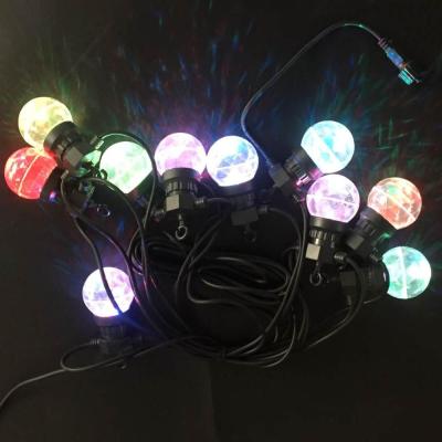 China Globe Led Black Cable Belt Ball Balloon Globe String Light For Decoration for sale