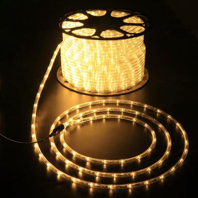 China Wholesale Waterproof Decorative Led Flexible Sign Flex Led Rope Light IP65 Silicone Lamp Theme Park Neon Lamp Strip Light for sale