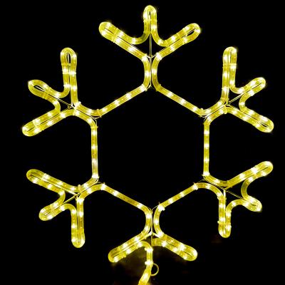 China Outdoor Snowflake Pattern Light Street Decoration Led String Light 2d Pattern Snowflake Christmas Light en venta