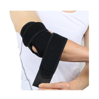 China Breathable Elasticity Tennis Basketball Running Elbow Support Brace With Stabilizers Patella Gel Side Pads for sale