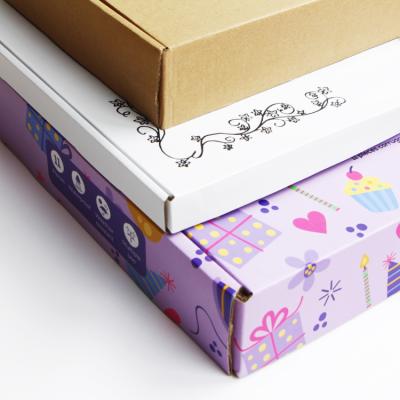 China Wholesale Handmade Corrugated Shipping Boxes Custom Printed Unique Custom Logo Cardboard Mailer Box for sale