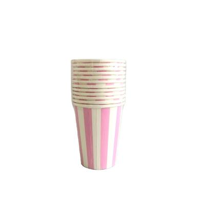 China Wholesale Price 9.5oz 270ml Food Grade Paper Disposable Paper Cup 8pcs Biodegradable for sale