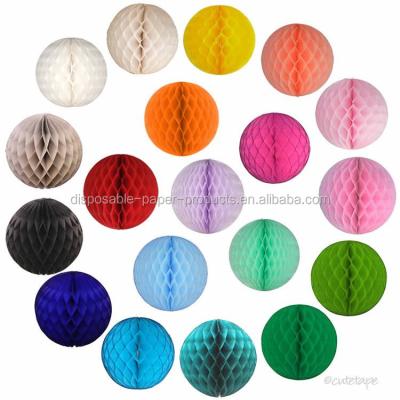 China NEW 2015 Tissue Paper Honeycomb Balls Decor Ideas Honeycomb Balls - Hanging Decorations Tissue Paper Ball Party Decoration Tissue Paper Ball for sale