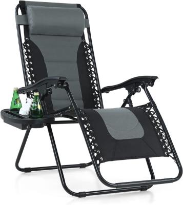 China Weightless Folding Chair Folding Recliner Padded Beach Camping for sale