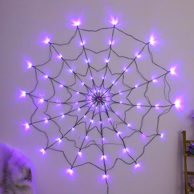 China Hot Selling Remote Control LED String Light Spider Net Led Light Christmas Decoration Light For Indoor Outdoor Festival for sale