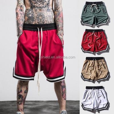 China Sports Five Basketball Shorts Quick-drying Breathable White Red Black Antibacterial Loose Fitness Basketball Anti-pilling Five Shorts for sale