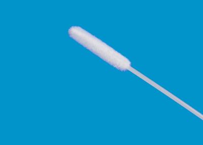 China Medical Sterile Disposable Sterile Swab Flocked Nasal Nasopharyngeal Swab 68mm Break Point for sale