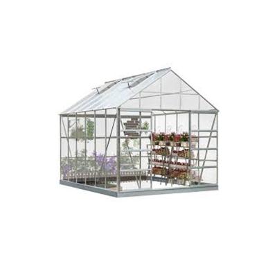 China Small Green House PC Polycarbonate Sheet Outdoor Garden Greenhouses Aluminum Frame Easily Assembled Low Cost for sale