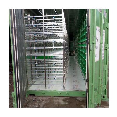 China Vegetable Low Price 40ft Shipping Container Hydroponics Farm Greenhouse Smart Greenhouse Technology for sale